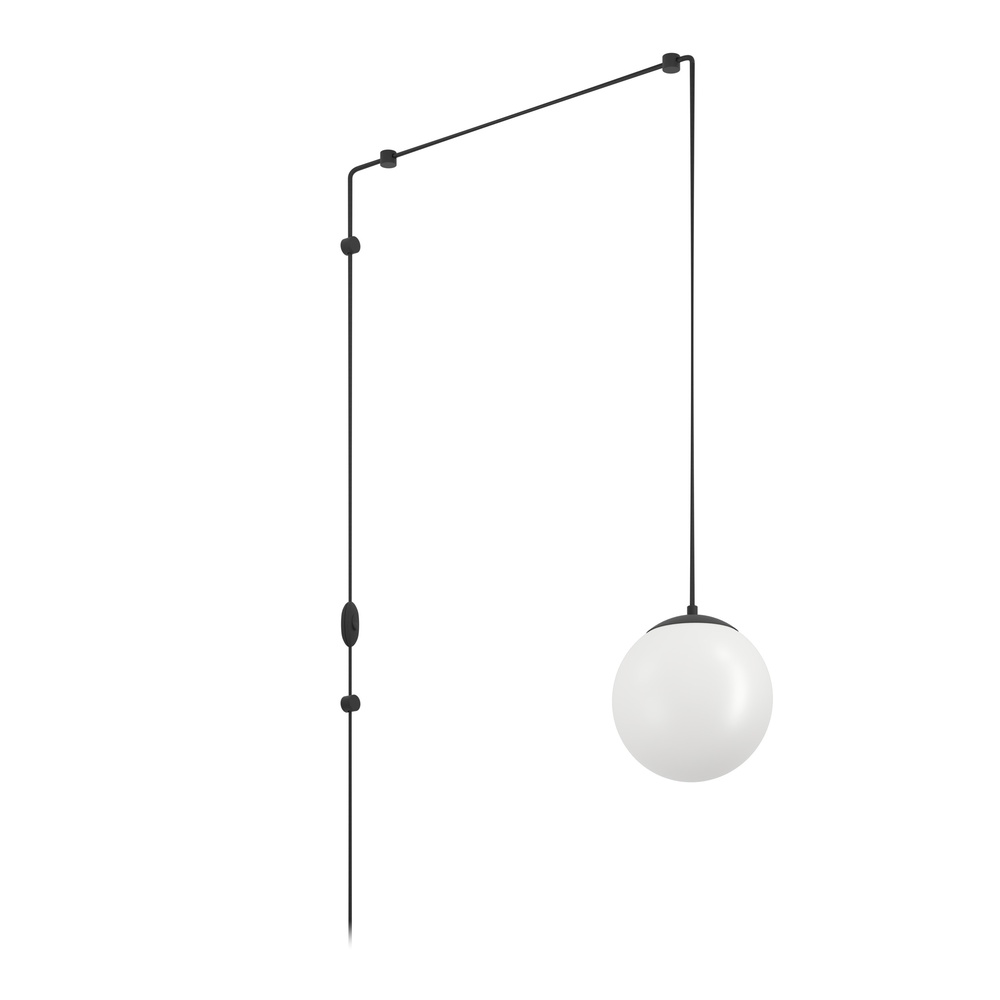 Eglo Flexibele pendelRondo 3 witte bol met schakelaar - 900977